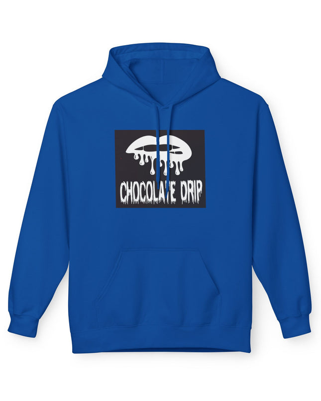 Chocolate Drip Hoodie — Retro Dripping Lip Graphic Sweatshirt