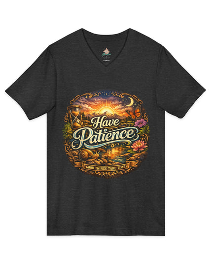 Have Patience V-Neck Tee