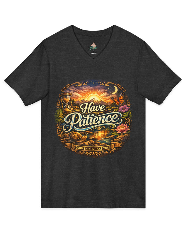 Have Patience V-Neck Tee